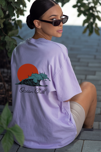 Unisex Oversized T-Shirt | Ocean Chill | 100% Cotton