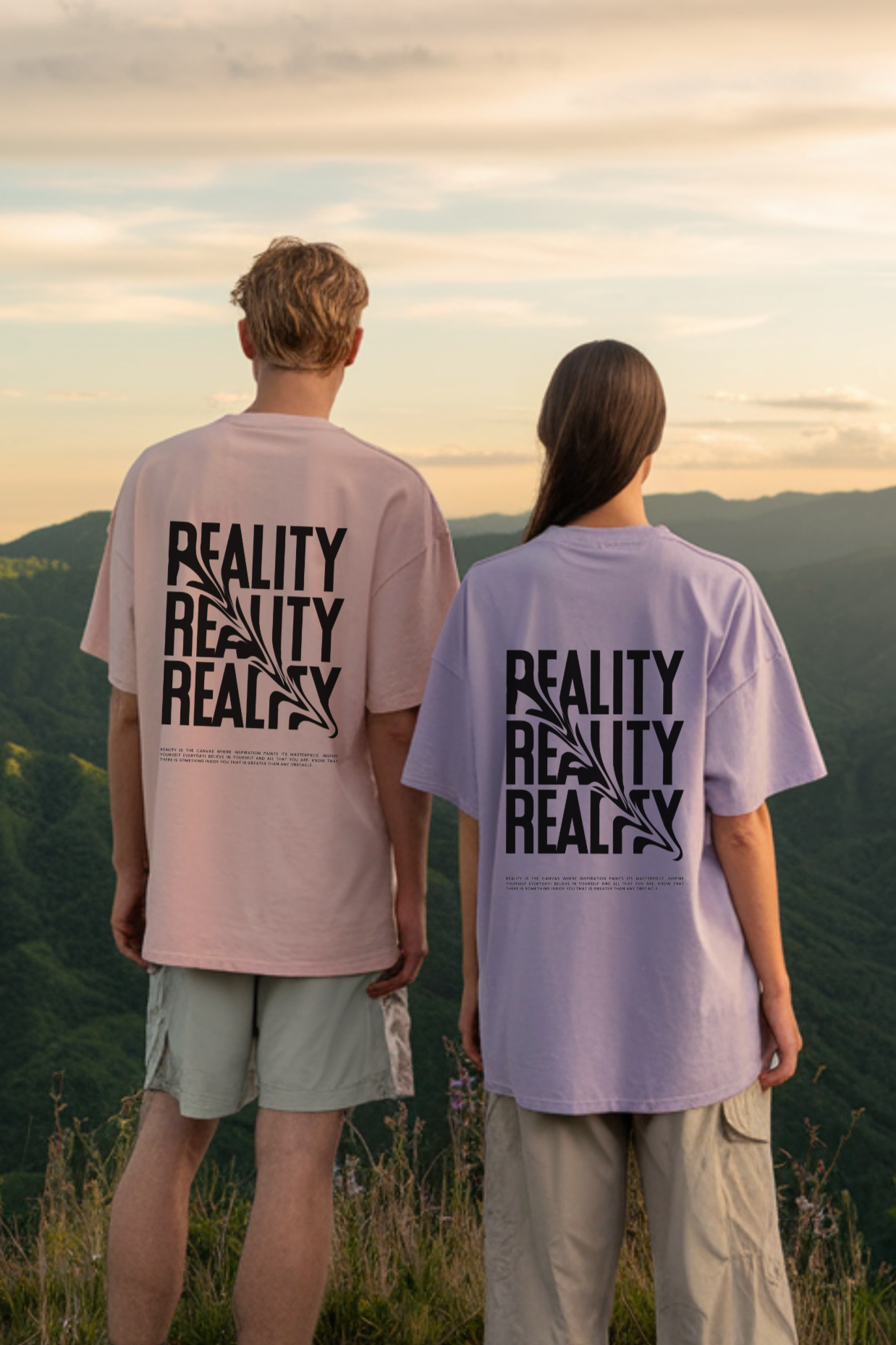 Unisex Oversized Reality Statement Tee | Streetware