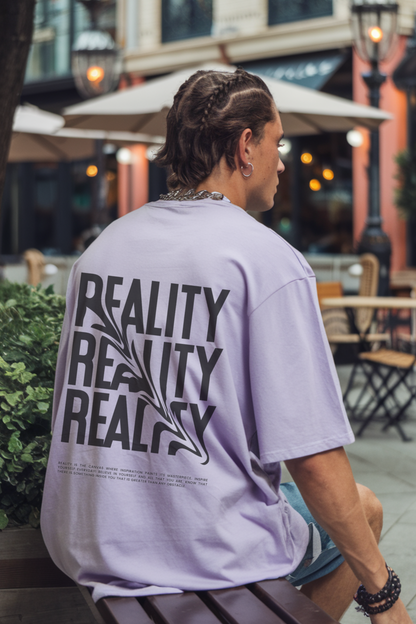 Unisex Oversized Reality Statement Tee | Streetware