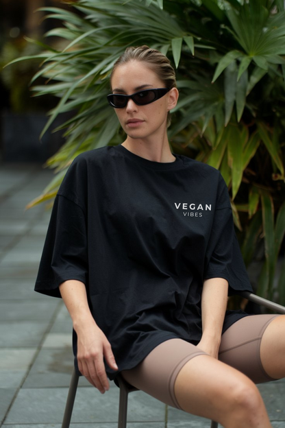 Unisex Oversized T-Shirt |  Vegan Vibes Premium Cotton | Ethical Apparel