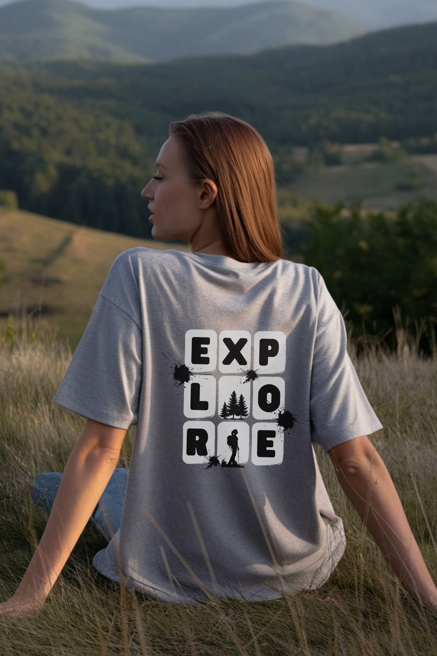 Unisex Oversized T-Shirt | Explore Wanderers | 100% Cotton