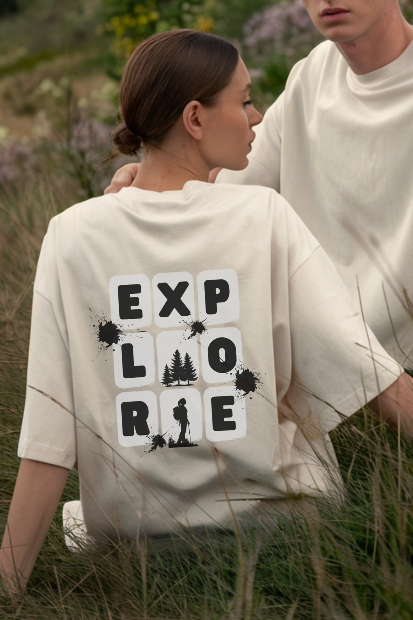 Unisex Oversized T-Shirt | Explore Wanderers | 100% Cotton