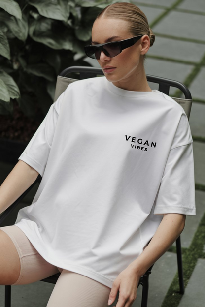 Unisex Oversized T-Shirt | Vegan Vibes Premium Cotton | Ethical Apparel