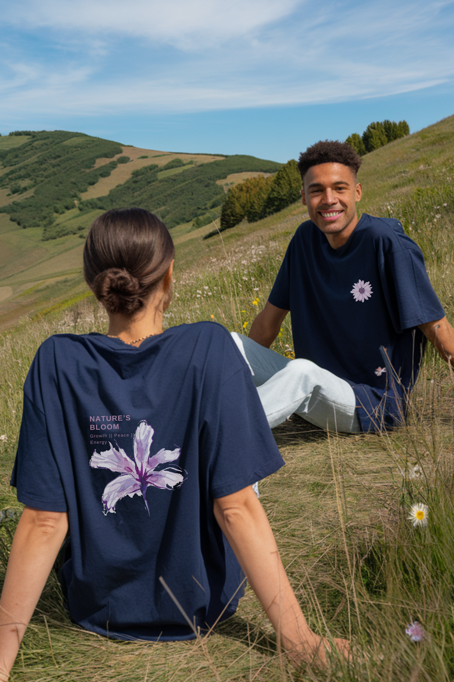 Unisex Oversized T-Shirt | Nature’s Bloom | 100% Cotton